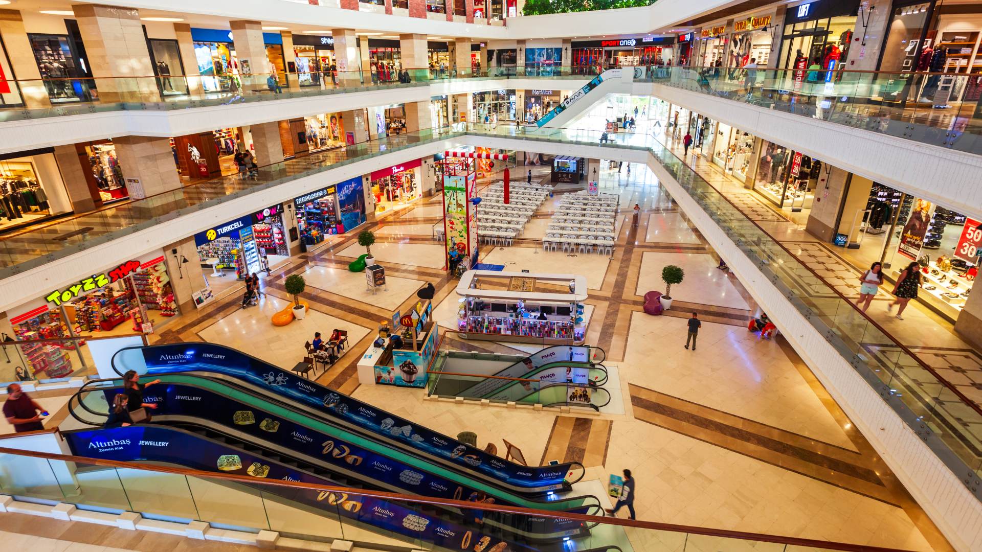 centros comerciales retail